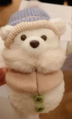 ディズニー　ダッフィー　シークレットオブスノーウィーデイ　肩のせぬいぐるみ