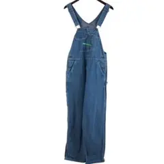 3480　メキシコ製　KEY キー　オーバーオール　インディゴブルー