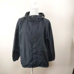 MELROSE ジップアップジャケット　ジャンバー　金ボタン　M　黒　ブラックのサムネイル