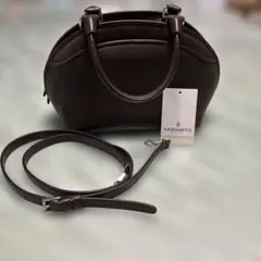 美品　MORABITO DIANE ブラウンレザー ハンドバッグ定価38万