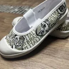 イタリアンブレインロット柄手描き上履き　サイズ指定できます。