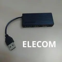 ELECOM エレコム USBハブ U2H-Y4BBK/RS