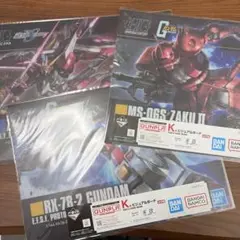 一番くじ 機動戦士ガンダム ガンプラ2023 K賞 ビジュアルボード3種類セットのサムネイル