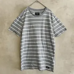 Abercrombie&Fitch / ボーダーカラーネックTシャツ　XSサイズのサムネイル