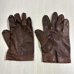 ⚫︎ブラウン メンズ/レディース レザーグローブ/手袋