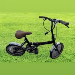 REALL 折りたたみ自転車 ブラック - メルカリ