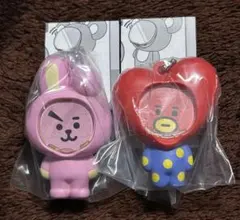 BTS BT21 ガチャフォトフレームマスコット TATA COOKY