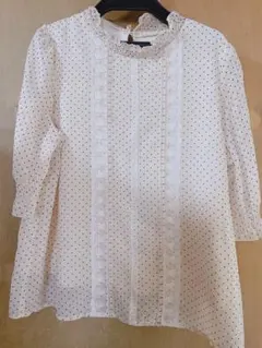 MAJESTIC LEGON フリルブラウス　M