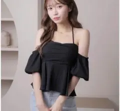 リップサービス　オフショル　バストギャザーオフショルトップスのサムネイル