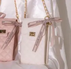 JILL by JILL STUART スマホショルダー ホワイト　ノベルティのサムネイル