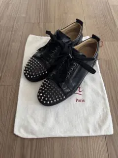 未使用 ルブタン SO CHARLES FLAT 40.5 ブラック