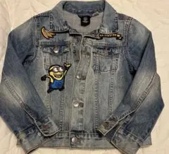 H&M ミニオン刺繍 デニムジャケット 6-7Y即購入OK
