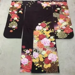 Y☆5065☆ 子供着物 七五三 女の子 四つ身 単品 ポリエステル - メルカリ