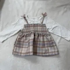 チェックチュニック90