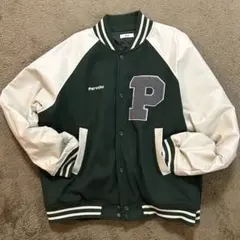 Perushu サガラワッペンオーバーサイズスタジャン