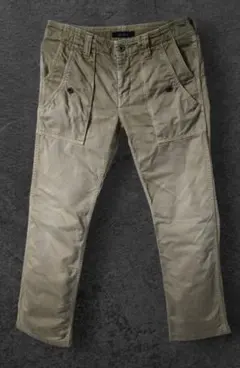 JOHNBULL ジョンブル ワークパンツ L相当 カーキ コットン 古着