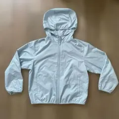 UNIQLO ライトブルー　ポケッタブルパーカー　UVカット　120cm 薄手