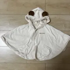 COMME CA FOSSETTE ベビー　ポンチョ クリーム色