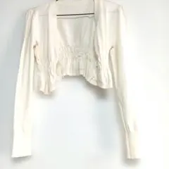 ホワイト シャーリング ボレロのサムネイル