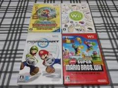 Wii はじめてのWii・ペーパーマリオ・マリオブラザーズ・マリオカート