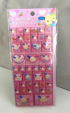 サンリオ ウサハナ タイルシール ウサハナピンク 新品未開封品