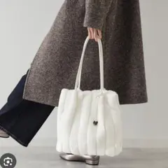 OPAQUE.CLIP ホワイト トートバッグ A4サイズ対応