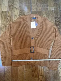 Bershka オレンジ カーディガン M