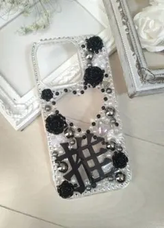 【現品限り】ハンドメイド デコ電 推し活iPhone16pro 平成女児 地雷系