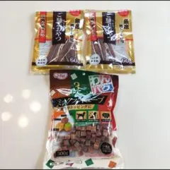 (45)Q-Pet　犬のおやつ ご馳走おやつ×2袋　ミックスキューブ×1袋のサムネイル