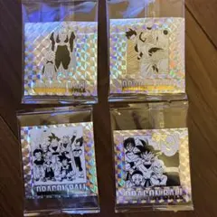 ドラゴンボール40周年記念　ウエハース　シール　4枚セット