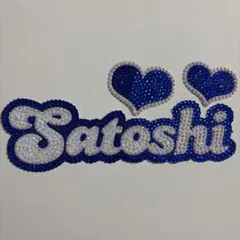 Satoshi うちわ　デコうちわ　デコパーツ　ハート