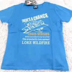 y2k LOUIS VERSUS コットン100 ラメプリント　Tシャツ 90sのサムネイル
