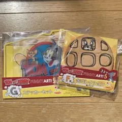 トムとジェリー Happyくじ ステッカー&缶バッチ
