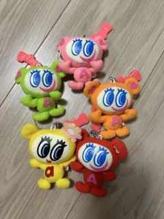 激レア！エンジェルブルー☆マスコットキーホルダーset 3点セット】エンジェルブルー ANGEL BLUE 刺繍キーホルダー