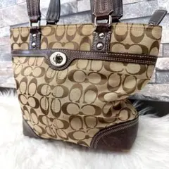 美品✨ COACH トートバッグ ソーホー ミニシグネチャー 6383 SOHO