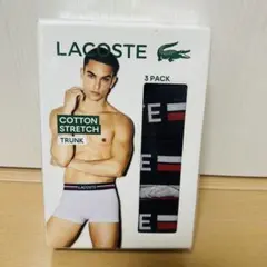 LACOSTE ボクサーパンツ 3枚セット Sサイズ