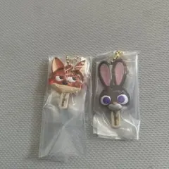 ズートピア　アイスキャンディーチャーム　ニック　ジュディ