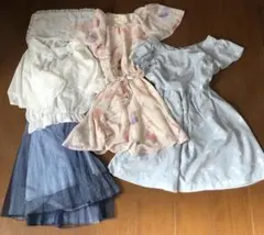 可愛いマーメイド風洋服4点セット