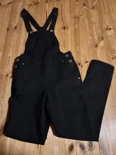 オーバーオール 黒