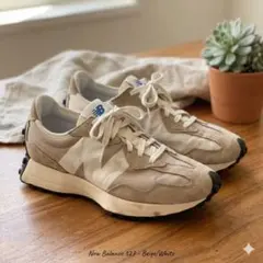 New Balance 327 ベージュ/ホワイト (USED)
