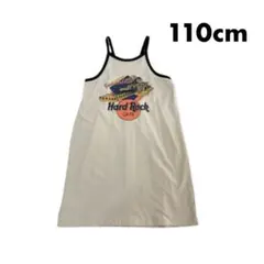 ロゴキャミワンピ 110cm キッズ服 女の子 ワンピース キャミソール