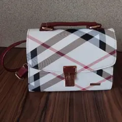 チェック柄ショルダーバッグ