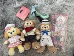ダッフィー ぬいぐるみストラップセット