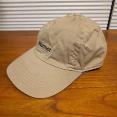 【Marmot】 ベージュ キャップ