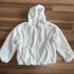 C.O.L.Z.A ボアジャケット パーカー アウター COLZA 白 冬