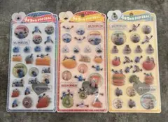 パペットスンスン　うるちゅるポップシール3枚セット