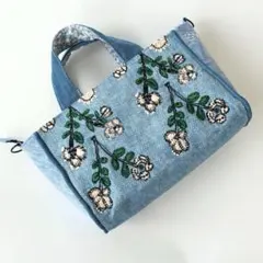 展示品］ミナペルホネンハンドメイド ワンハンドルバッグ slow dance