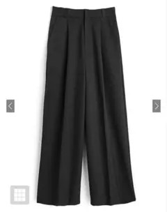 【美品】センタープレスストレートパンツ