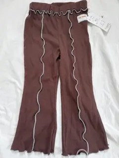 しまむら　RELA フレアパンツ メロウ　レギンス100cmのサムネイル