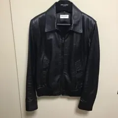SAINT LAURENT PARIS 19AW シングルレザーブルゾン46 2026年最新】SAINT LAURENT PARIS メンズ レザージャケット